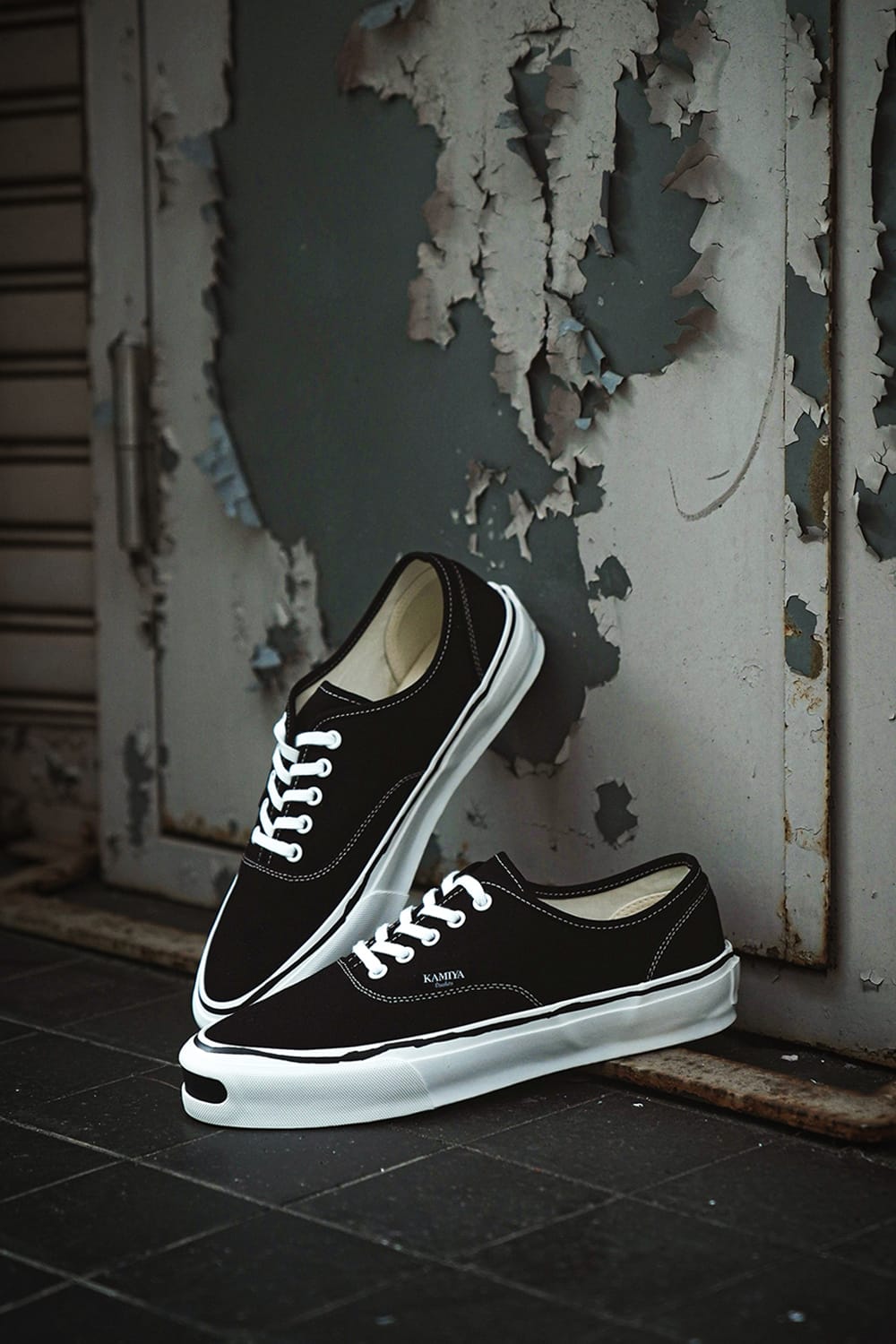 カミヤ KAMIYA Herc Vulcanized Sneaker (BLACK) BLACK