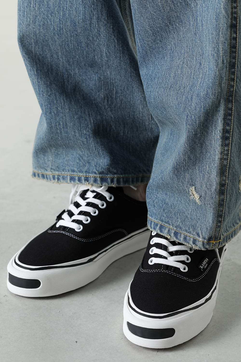 カミヤ KAMIYA Herc Vulcanized Sneaker (BLACK) BLACK