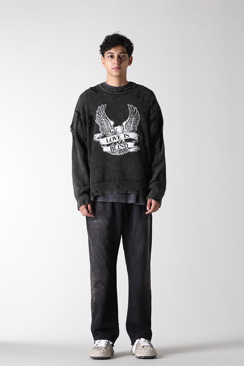 カミヤ KAMIYA ROPE Breached Pants