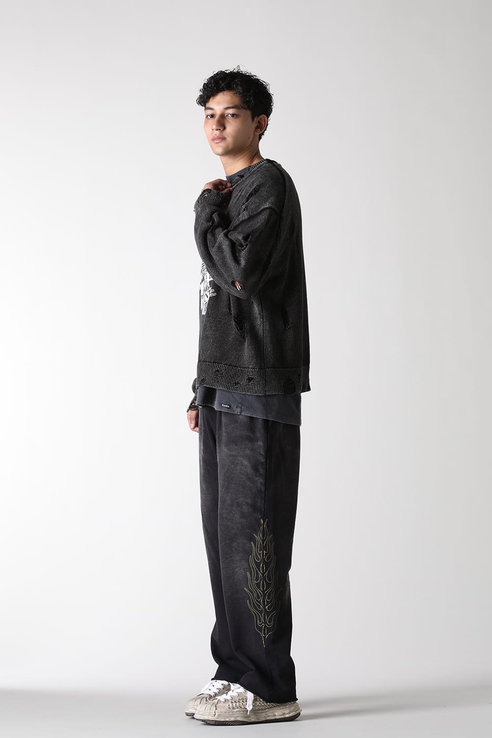 カミヤ KAMIYA ROPE Breached Pants