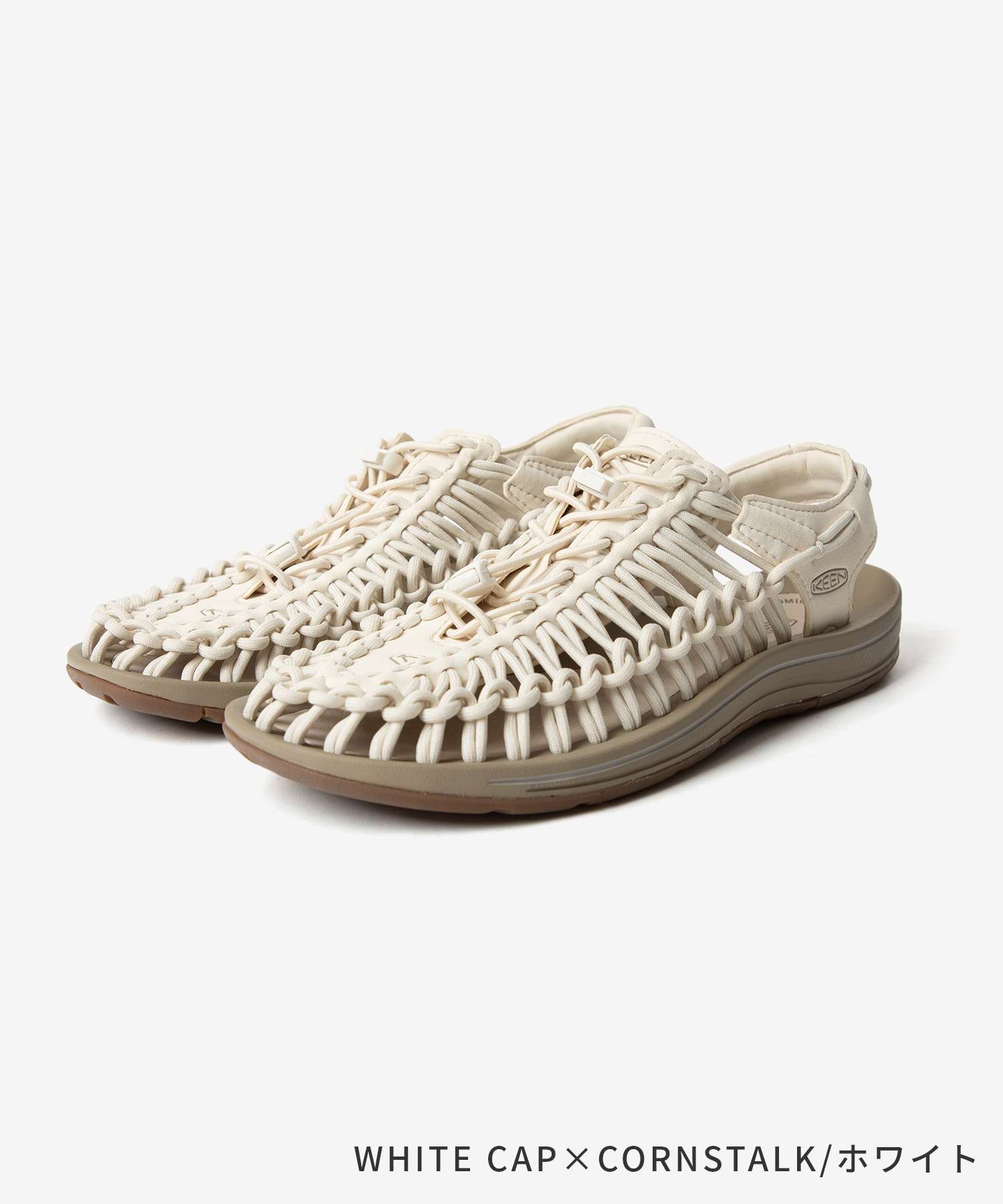 キーン KEEN キーン KEEN UNEEK ユニーク スポーツサンダル メンズ サンダル シューズ 1014097 1025169 1028173 (WHITE CAP×CORNSTALK/ホワイト) WHITE CAP×CORNSTALK/ホワイト