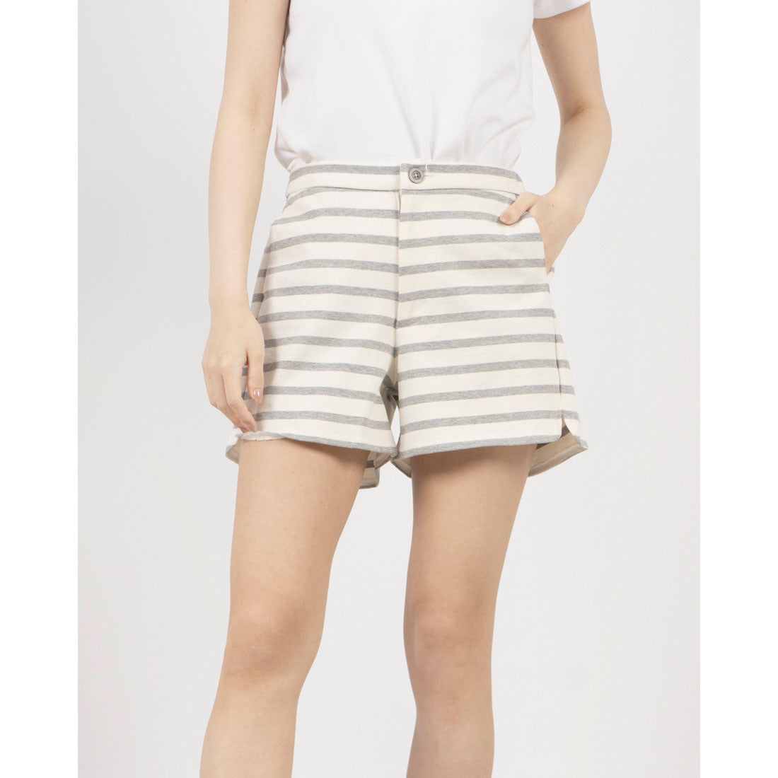 キーラック KEY LUCK ボーダーショートパンツ