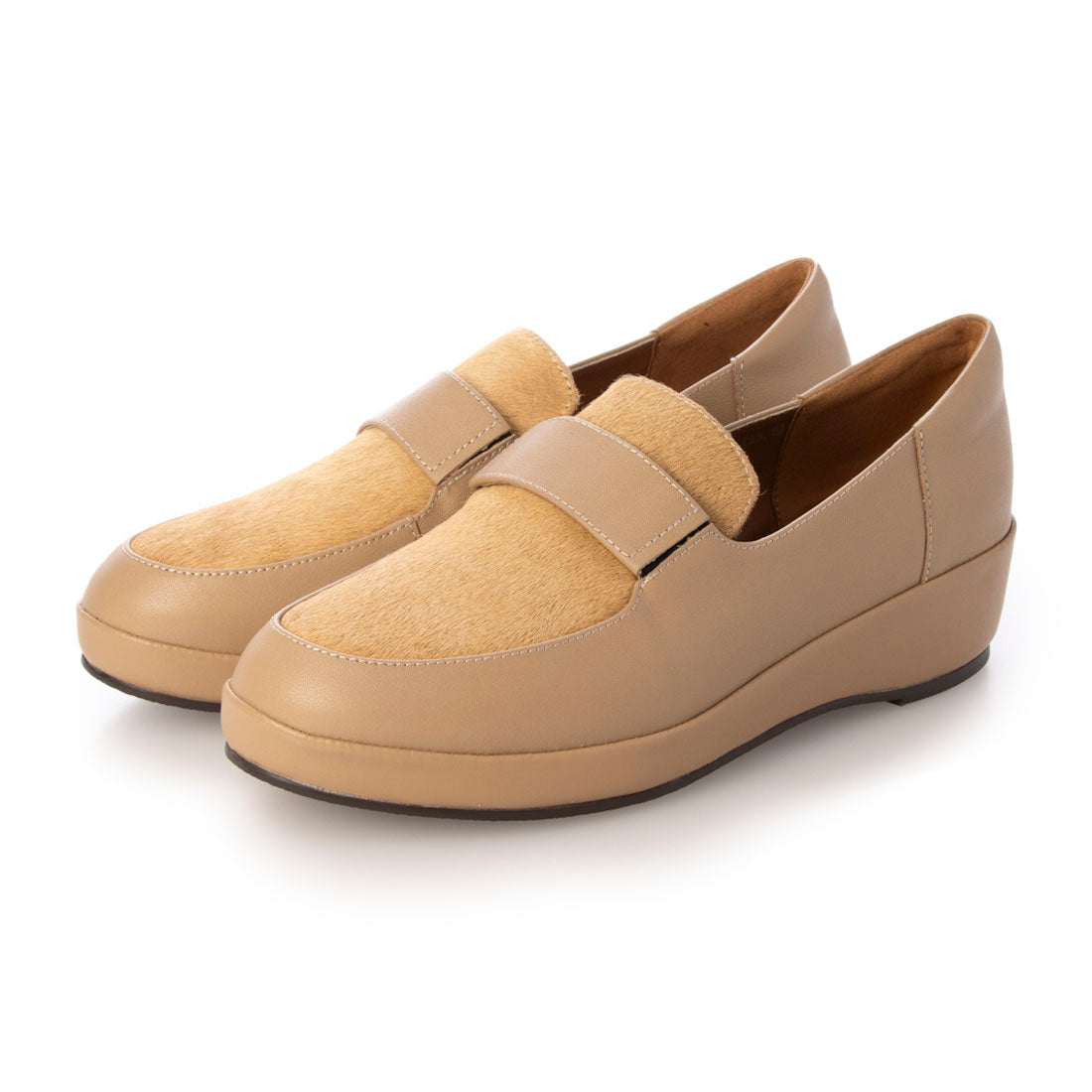 キスコ KISCO プラットモカシンシューズ