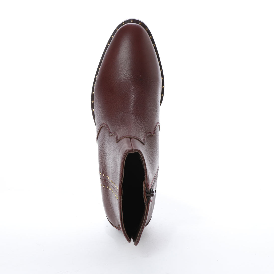 キスコ KISCO 【本革】スタッズ飾りショートブーツ