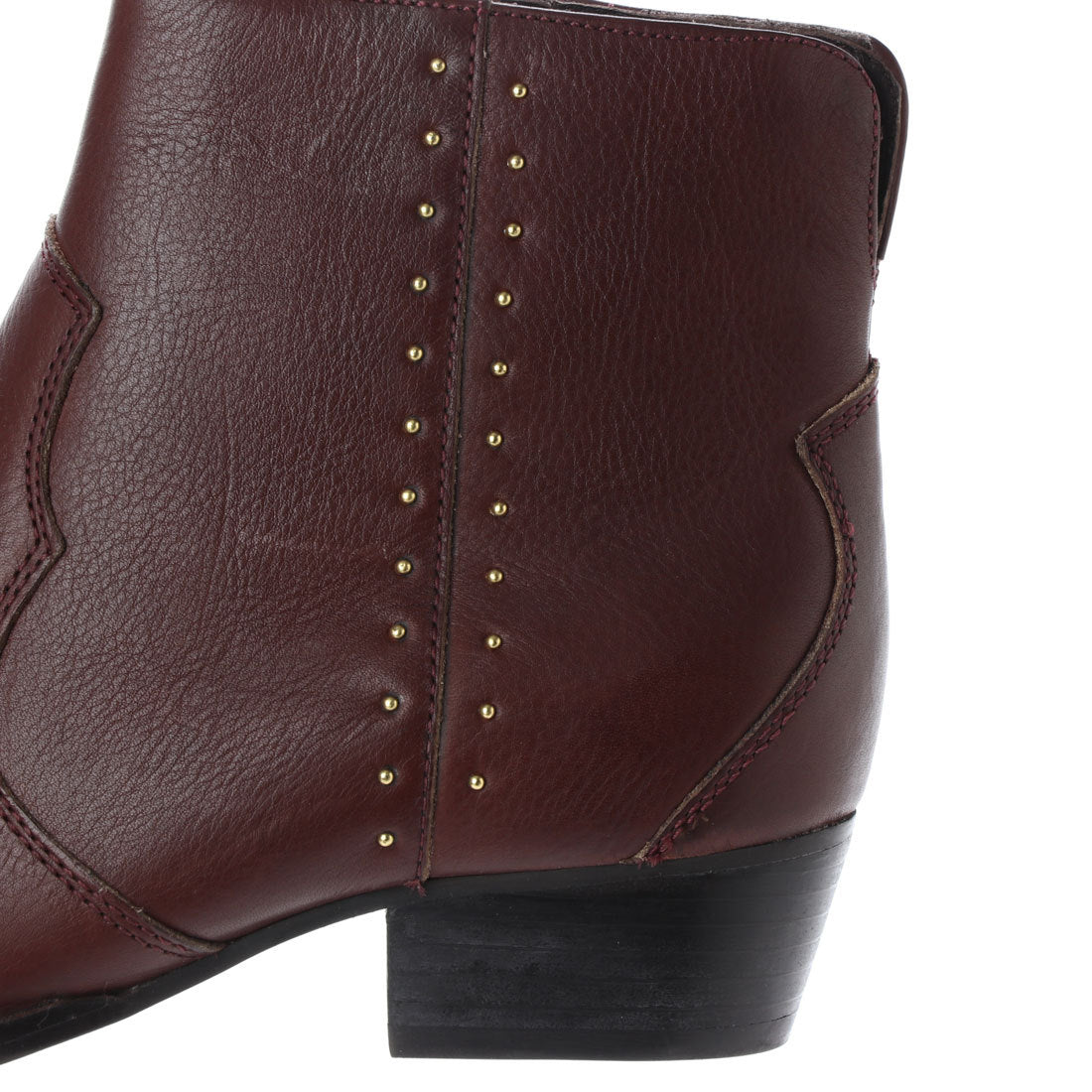 キスコ KISCO 【本革】スタッズ飾りショートブーツ