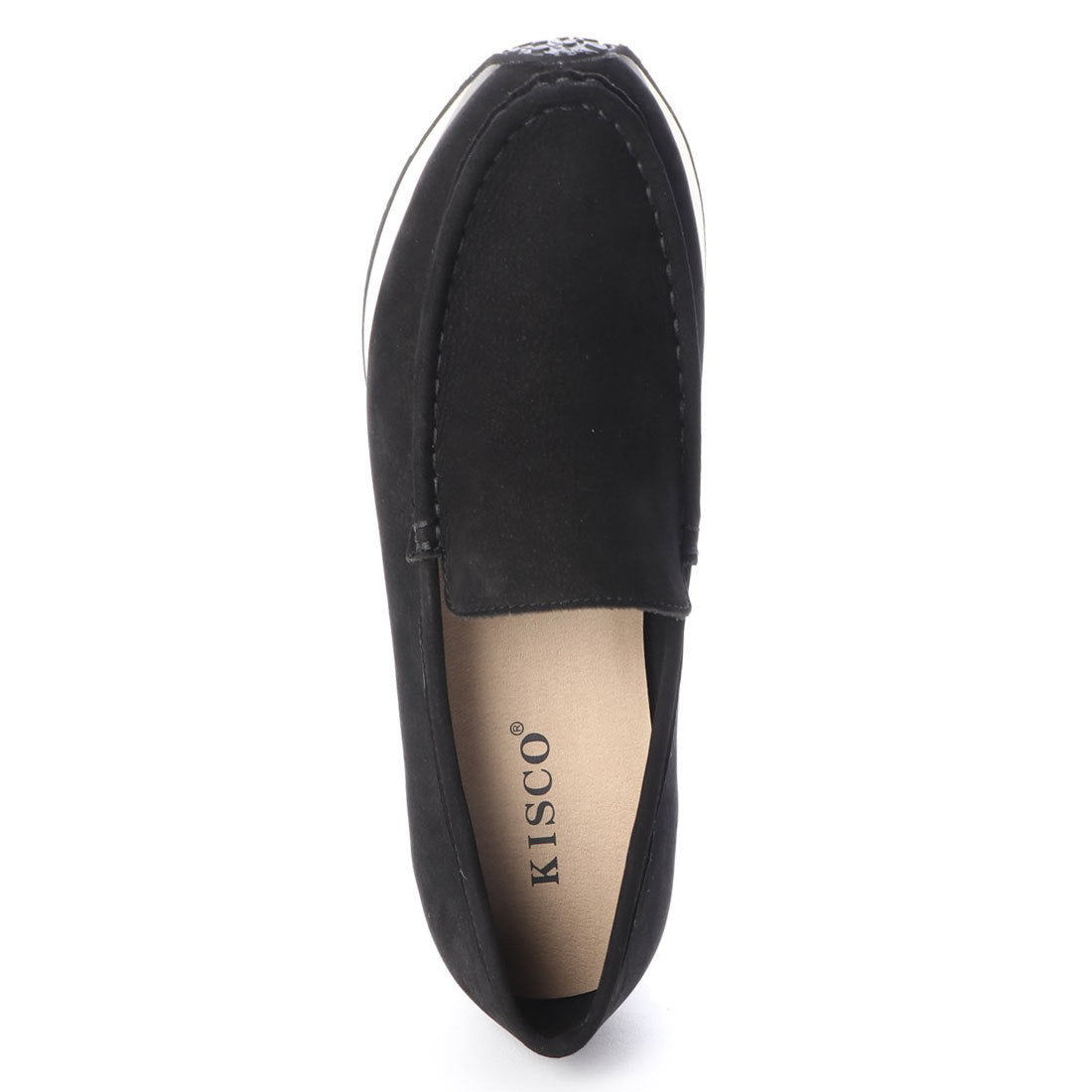 キスコ KISCO モカシンスリッポン /厚底/