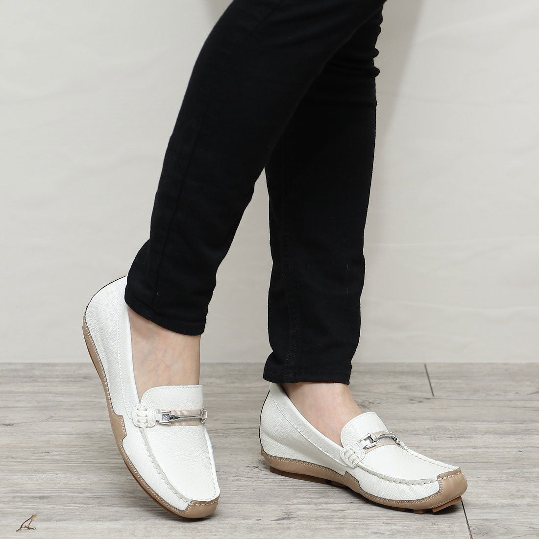 キスコ KISCO インヒールビットモカシン