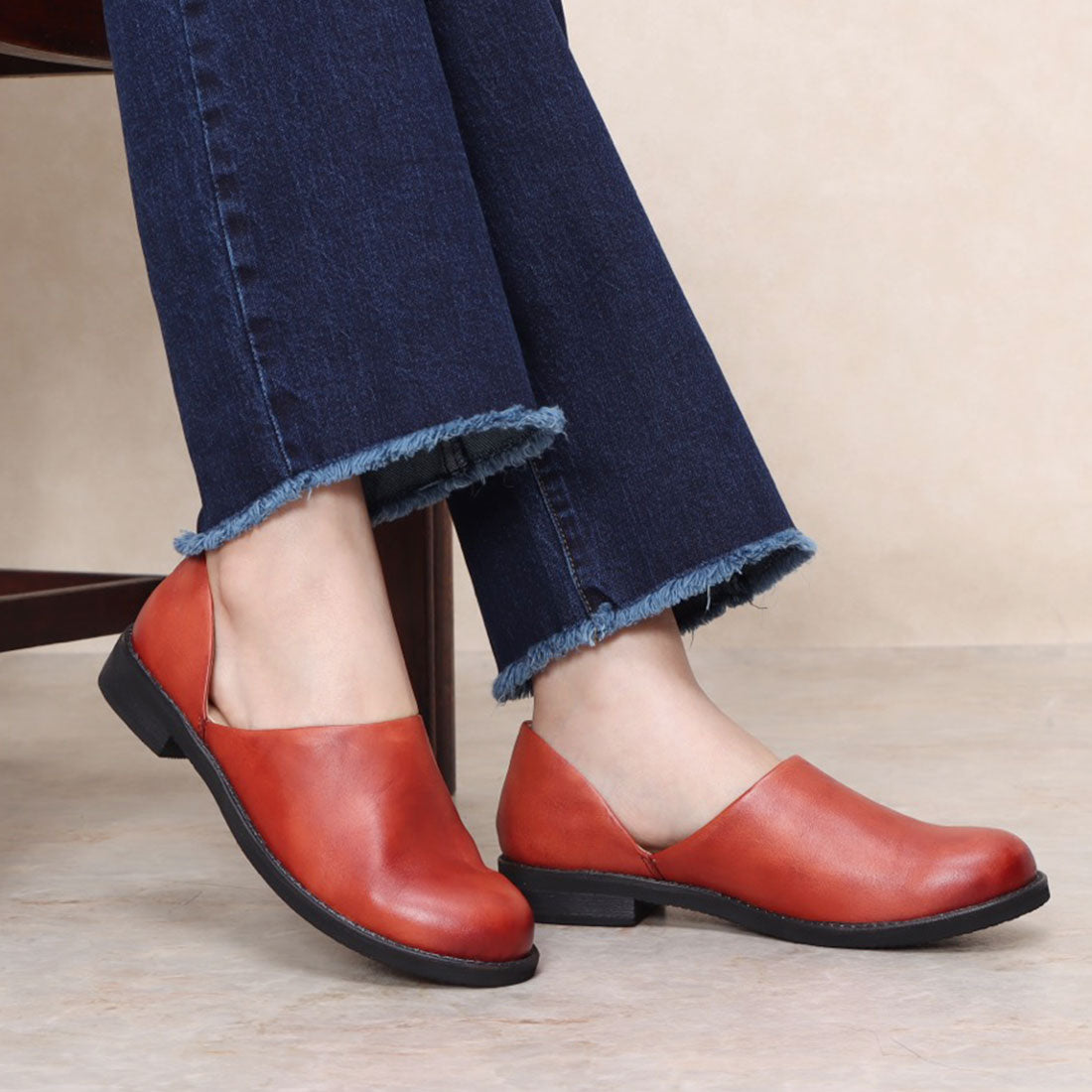 キスコ KISCO サイドカットスリッポン