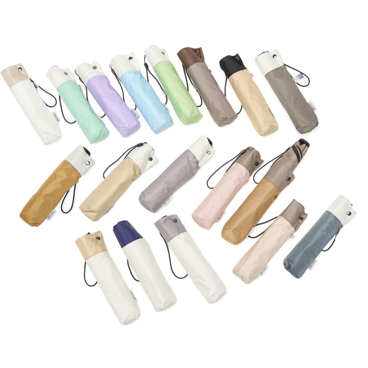 キザワ KIZAWA 折りたたみ傘 傘 晴雨兼用 ケース 軽量 軽い 完全遮光 遮光 撥水 耐風 U.Light airy bicolor 超軽量カーボン日傘 05003-021/MEX50DP-053PI(ピンク×モカ) ピンク×モカ