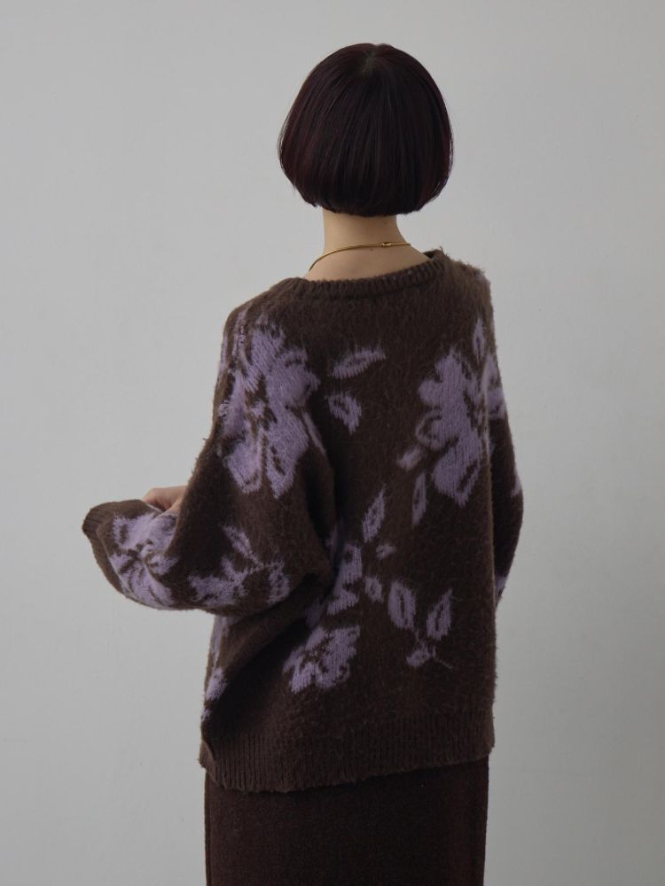 キヴィ kivi フラワージャガードニット (BRN0) BRN0