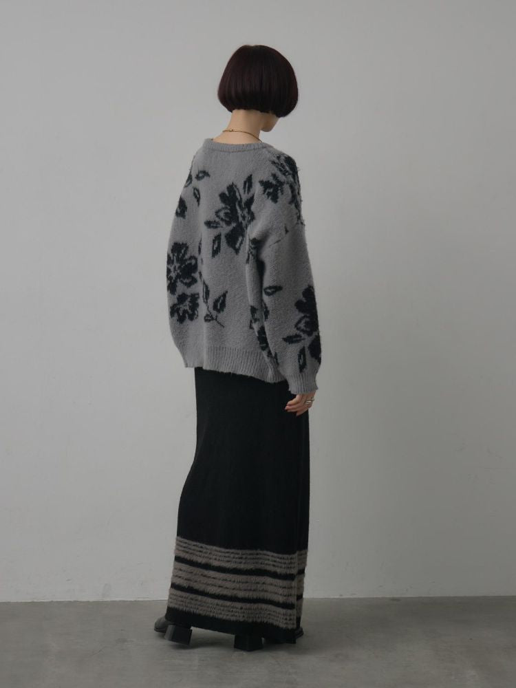 キヴィ kivi フラワージャガードニット (BRN0) BRN0
