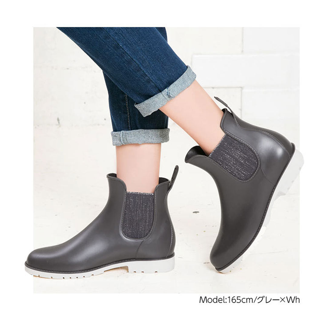 コウベレタス KOBE LETTUCE サイドゴアレインブーツ