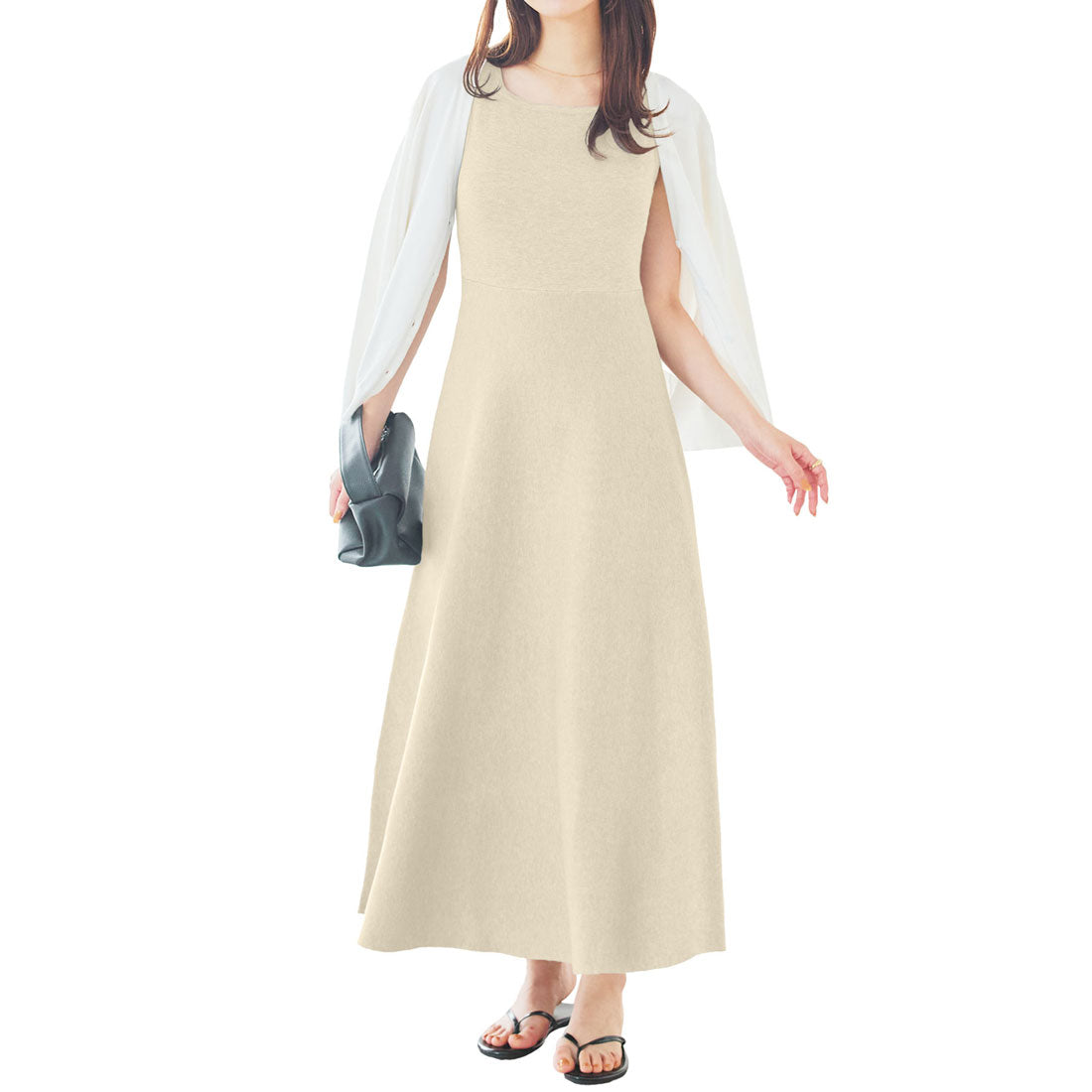 women fit and flare dresses White Mark Women's Solid Fit and Flare Dress, Lilac, Large main image 0