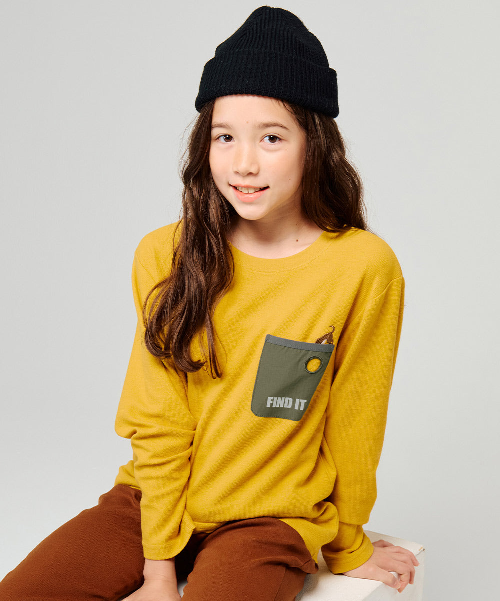 クリフ メイヤー KRIFF MAYER Wフェイスポケクルー (YELLOW) YELLOW