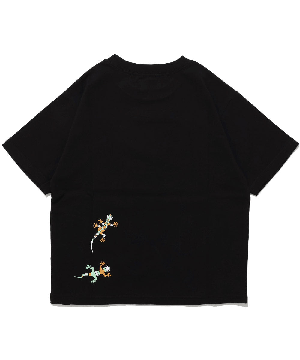 クリフ メイヤー KRIFF MAYER クリーネスプリントT(ゲッコー) (BLACK) BLACK