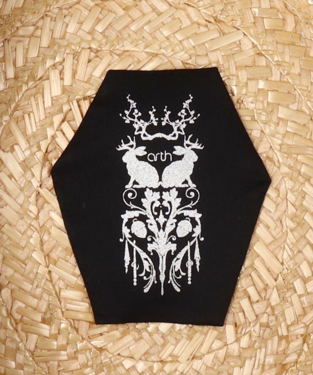 アース arth arth HANAMUGI BOATER HAT / アース (NATURAL (96)) NATURAL (96)