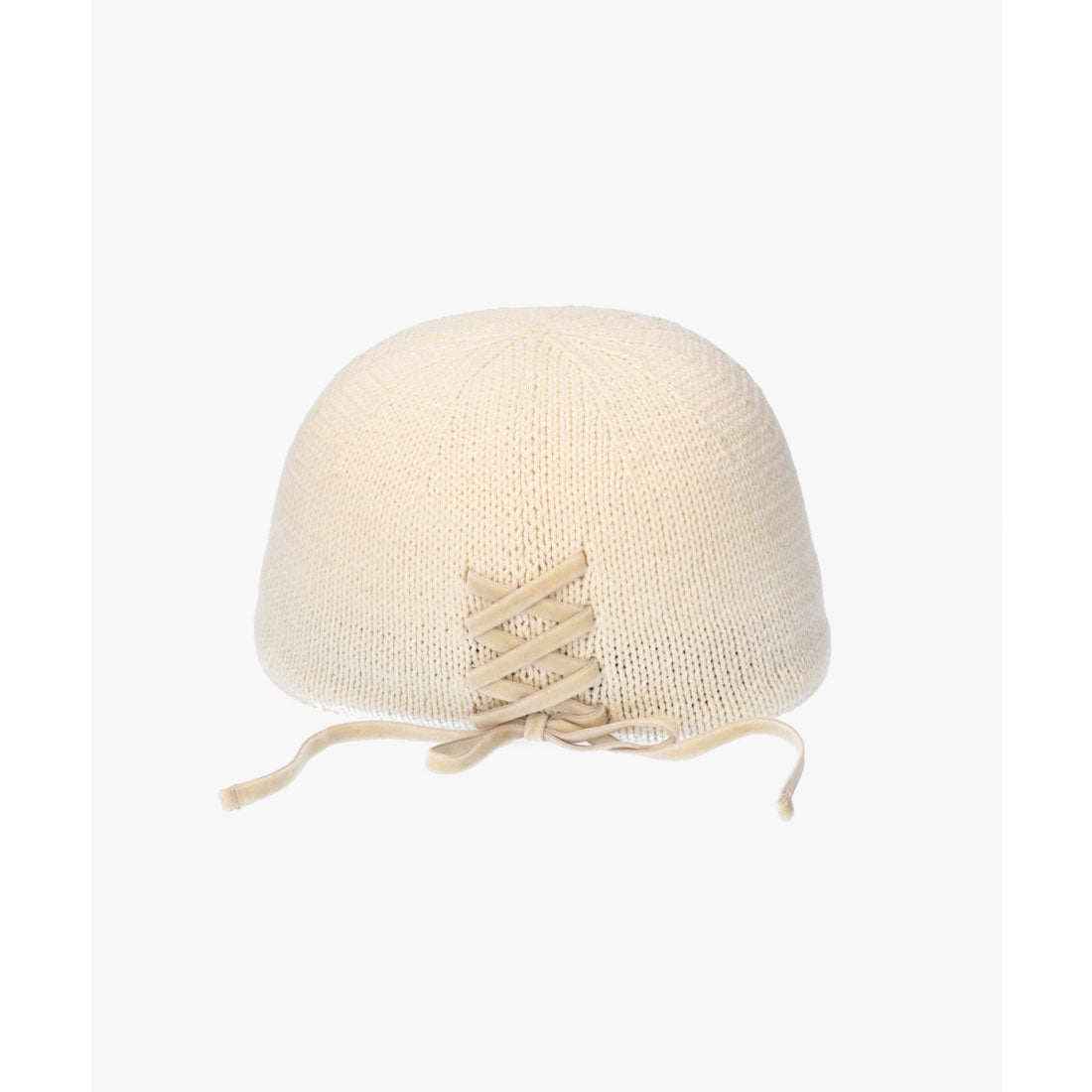 シャポー ド オー Chapeau d'O Chapeau d' O  TM Knit x Velour Cap / シャポードオー (LT BEIGE (95)) LT BEIGE (95)