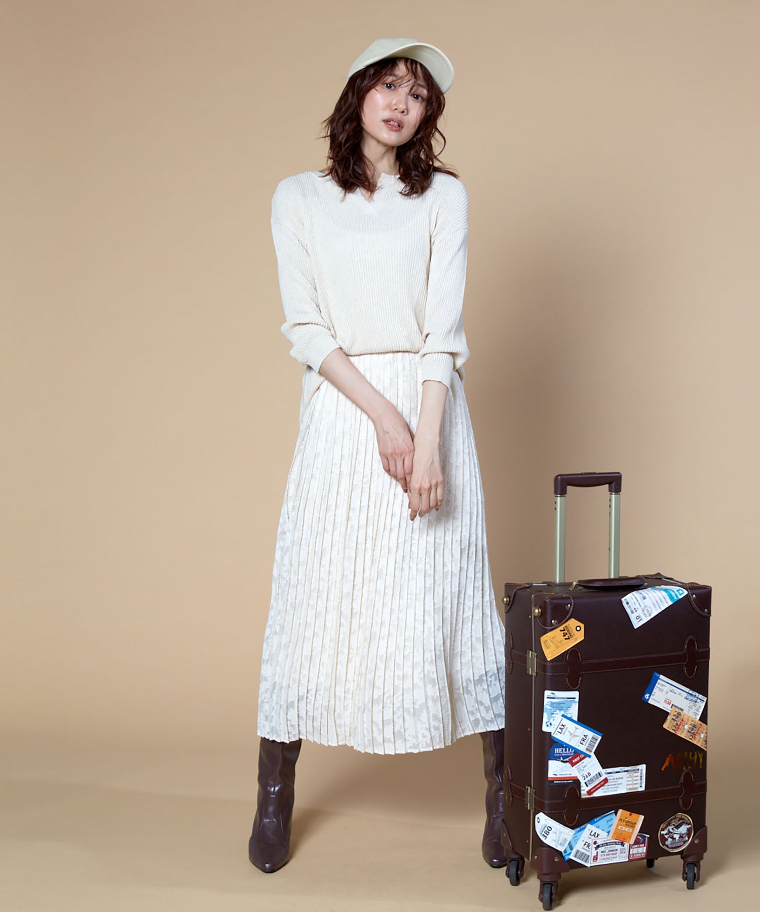 オルネート ORNERTE ORNERTE  BASIC 6P CAP_DEEP TYPE_FL (LT BEIGE (95)) LT BEIGE (95)