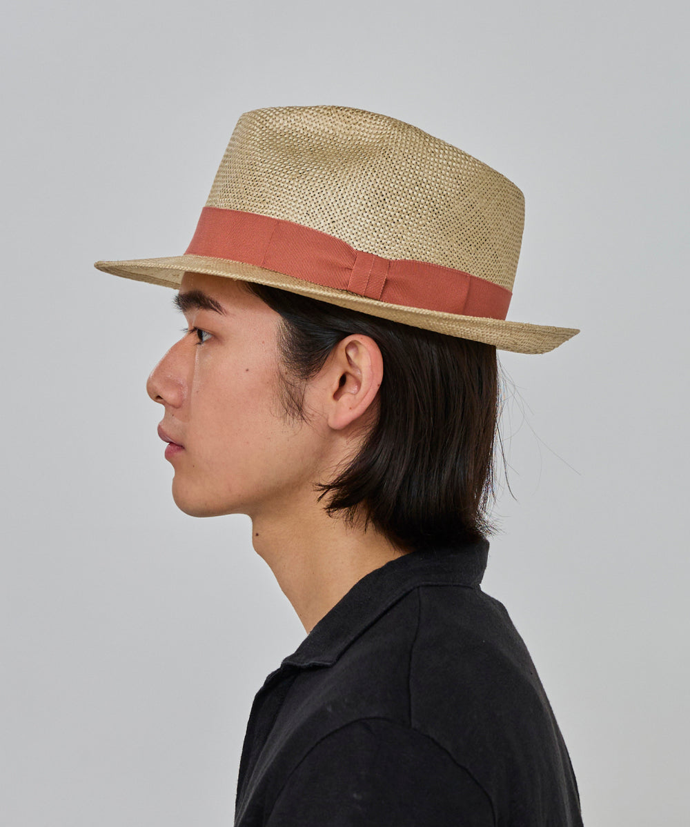 オーバーライド OVERRIDE OVERRIDE KENMA FEDORA COLOR RIBBON / オーバーライド (LT BEIGE (95)) LT BEIGE (95)