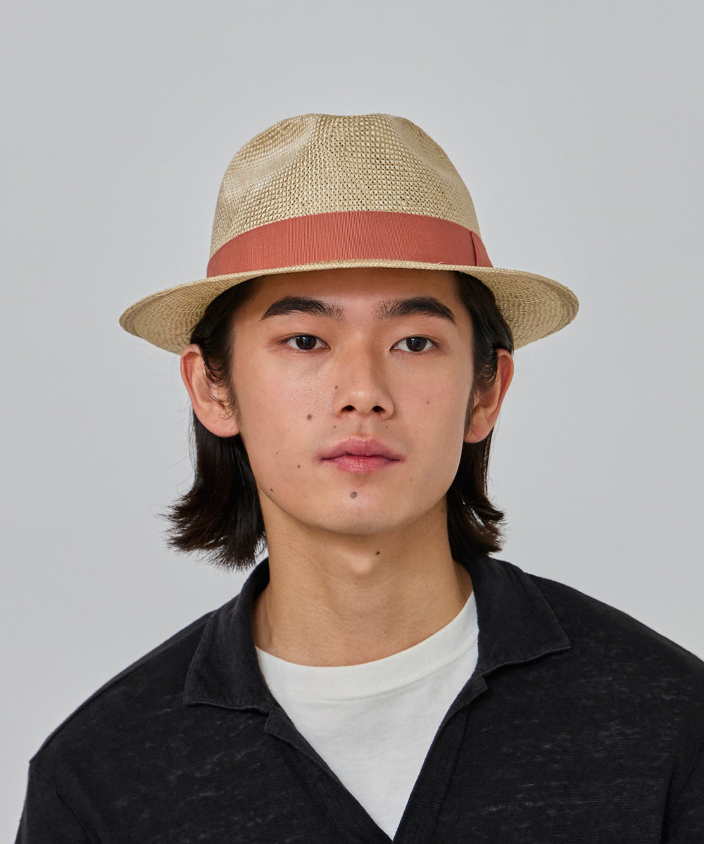 オーバーライド OVERRIDE OVERRIDE KENMA FEDORA COLOR RIBBON / オーバーライド (LT BEIGE (95)) LT BEIGE (95)