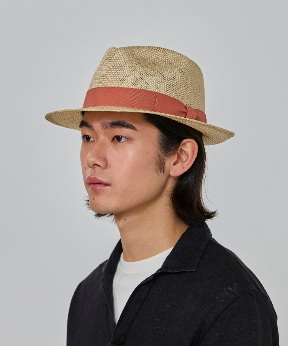 オーバーライド OVERRIDE OVERRIDE KENMA FEDORA COLOR RIBBON / オーバーライド (LT BEIGE (95)) LT BEIGE (95)