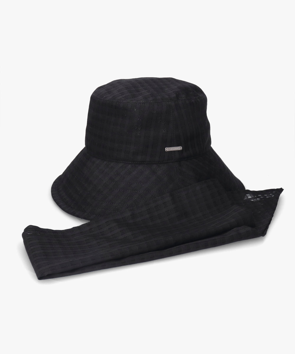 オーバーライド OVERRIDE OVERRIDE OGC SHEER SCARF HAT SG / オーバーライド (BLACK (01)) BLACK (01)