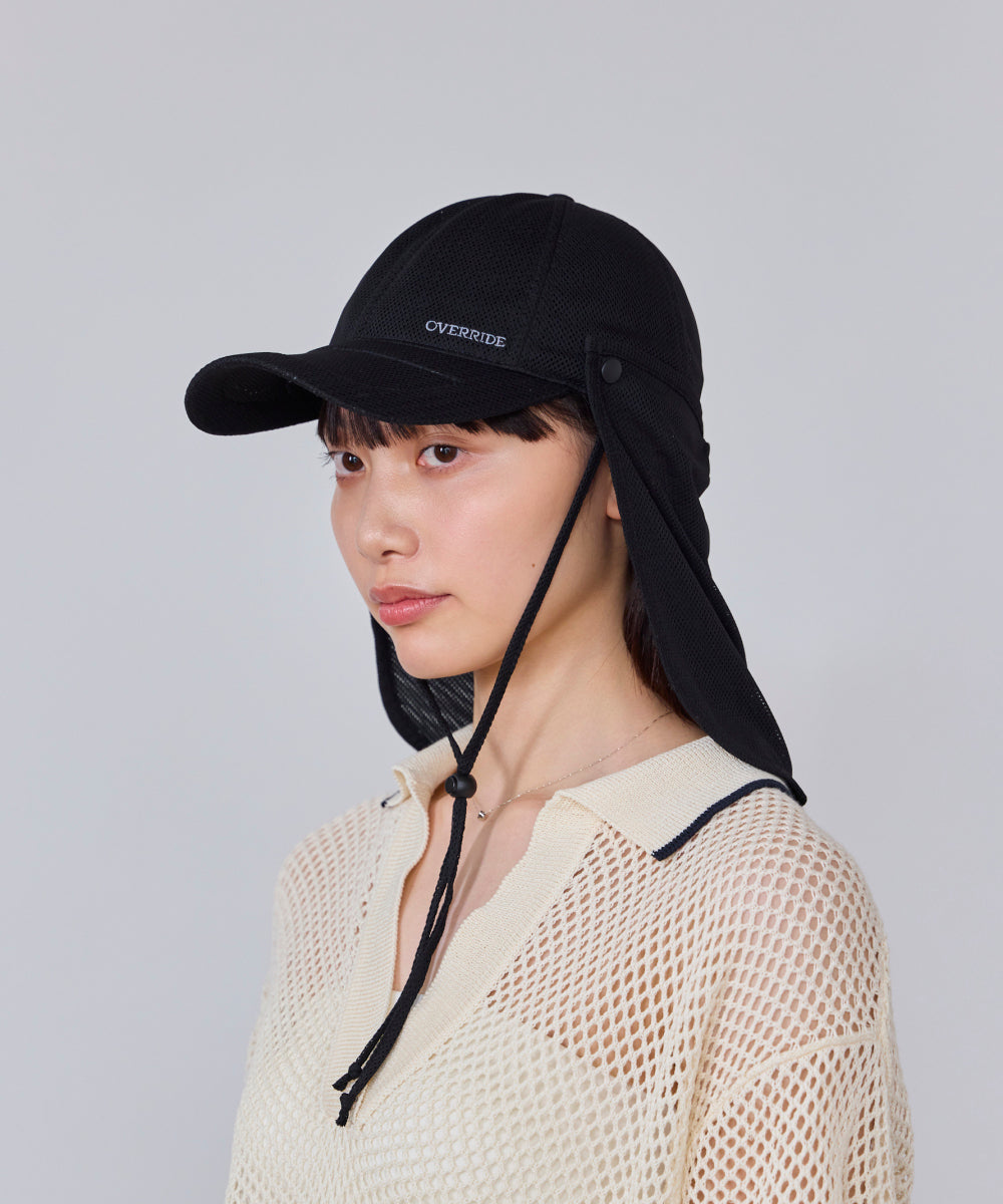 オーバーライド OVERRIDE OVERRIDE VENTLOCK MESH SHADE CAP / オーバーライド (BLACK (01)) BLACK (01)