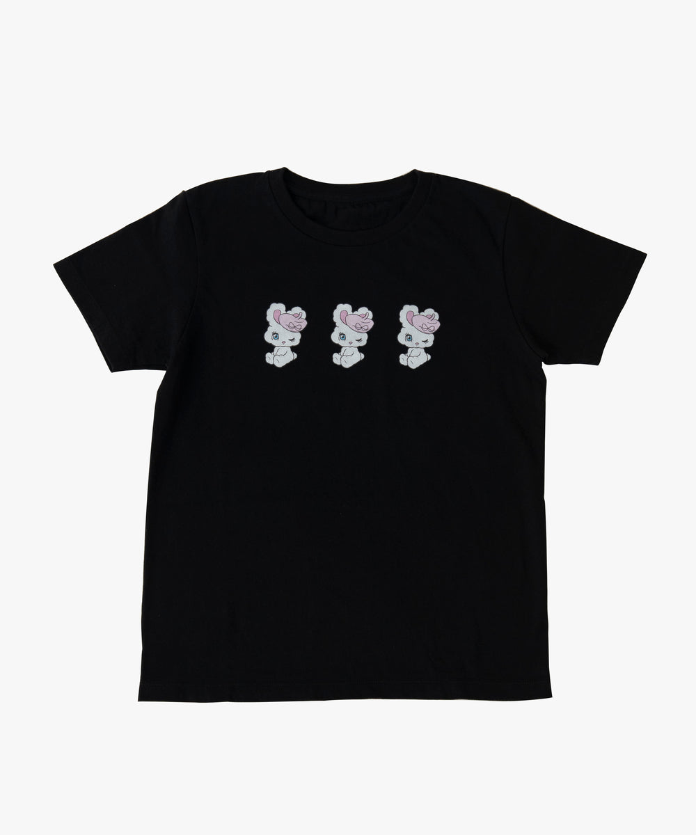 カオリノモリ カオリノモリ kaorinomori kaori×foxy TシャツS (BLACK (01)) BLACK (01)