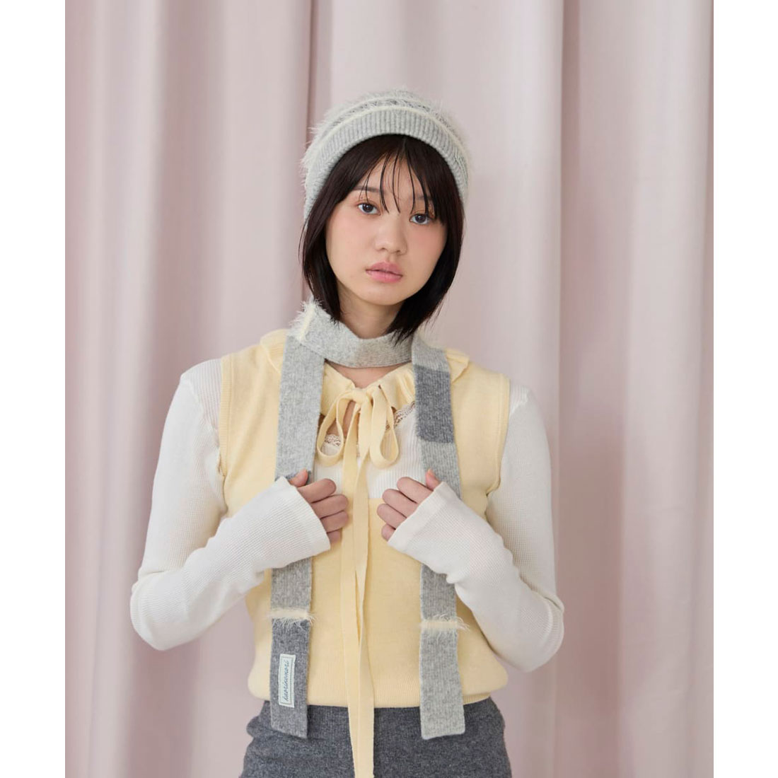 カオリノモリ カオリノモリ kaorinomori キュアニット / カオリノモリ (GRAY (03)) GRAY (03)
