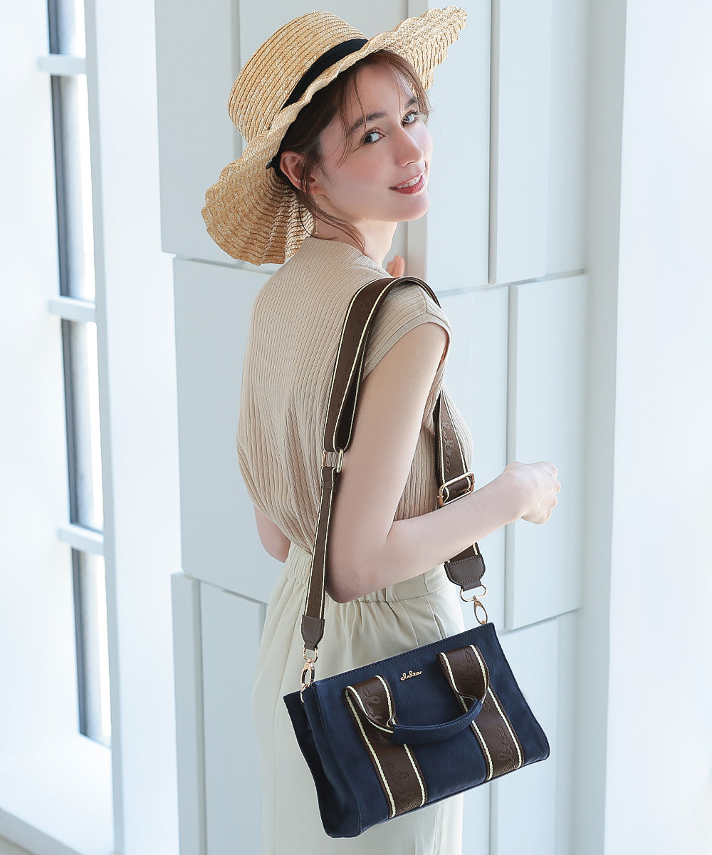 クレリア Clelia ミニバッグ レディース ハンドバッグ ショルダーバッグ キャンバス 無地 2way Clelia クレリア Serena セレーナ CLー25160