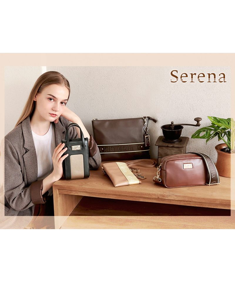 クレリア Clelia ショルダーバッグ ポーチ ミニ レディース 2way 小さめ 肩がけ 軽量 おしゃれ オシャレ かわいい 大人かわいい ボックス型 CLー25818