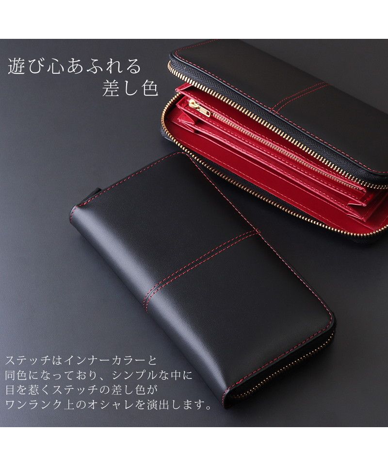 ディアブロ DIABLO 長財布 メンズ ブランド ラウンドファスナー 財布 革 ラウンド長財布 カード入れ ロングウォレット ウォレット 馬革  KAー513