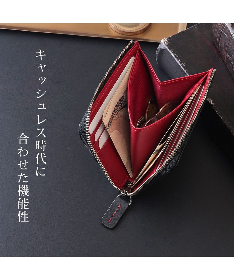 ディアブロ DIABLO 財布 メンズ ウォレット ミニ財布 コンパクト L字ファスナー  DIABLO ディアブロ ブランド かっこいい おしゃれ KAー512