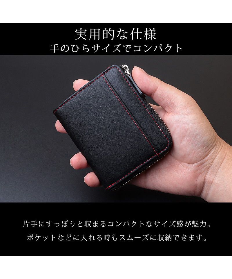ディアブロ DIABLO 財布 メンズ ウォレット ミニ財布 コンパクト L字ファスナー  DIABLO ディアブロ ブランド かっこいい おしゃれ KAー512