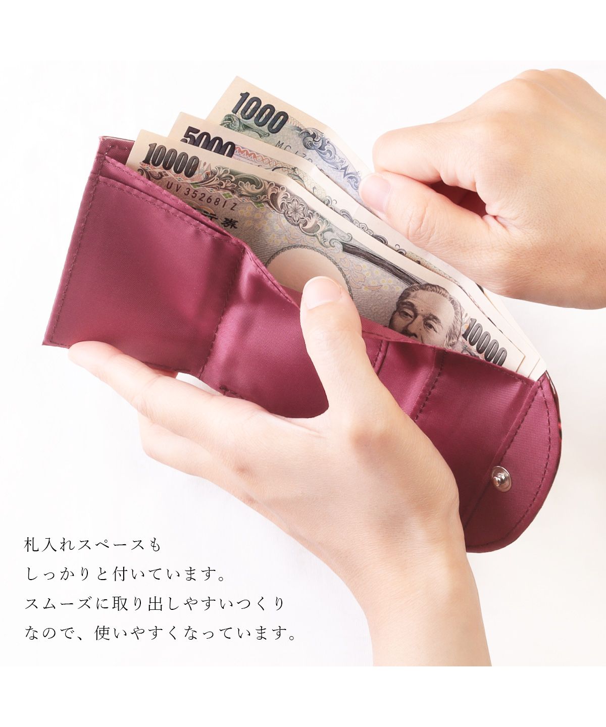 カッズセレクト KAZZU SELECT ミニ財布 メンズ レディース クロコ型押し 三つ折り財布 コンパクト 手のひらサイズ 小さめ MNー8019