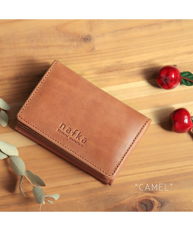 ナフカ nafka ミニ財布 レディース モストロレザー 本革 三つ折り 折り財布 サイフ nafka ナフカ tuuli トゥーリ コンパクト 小さい 牛革 NFKー72008