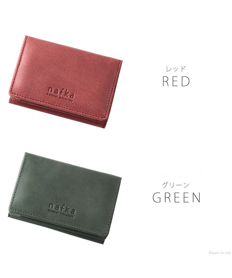 ナフカ nafka ミニ財布 レディース モストロレザー 本革 三つ折り 折り財布 サイフ nafka ナフカ tuuli トゥーリ コンパクト 小さい 牛革 NFKー72008