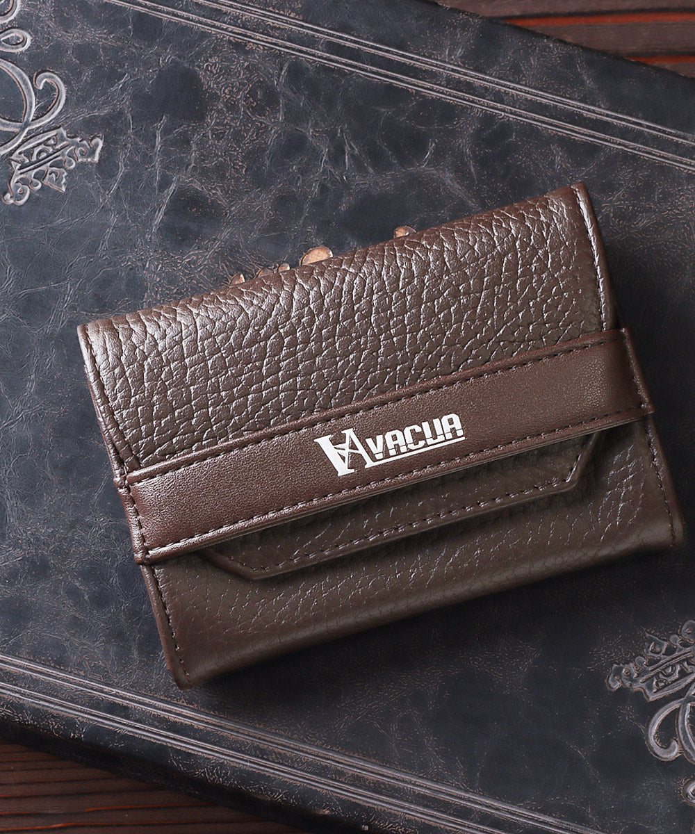 VACUA Business Card Holder for Men Genuine Leather Front Belt with Dividers Large Capacity Card Case VACUA VA-6303