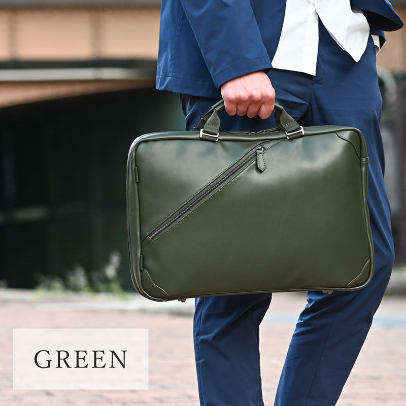 ザリオ ZARIO ZARIO ザリオ ビジネスリュック メンズ ビジネスバッグ バッグ 新社会人 リアルレザー 自立型 薄マチ 就活 本革 ブリーフケース 底鋲 A4 B4 2w (ダイヤモンドブラック) ブラック