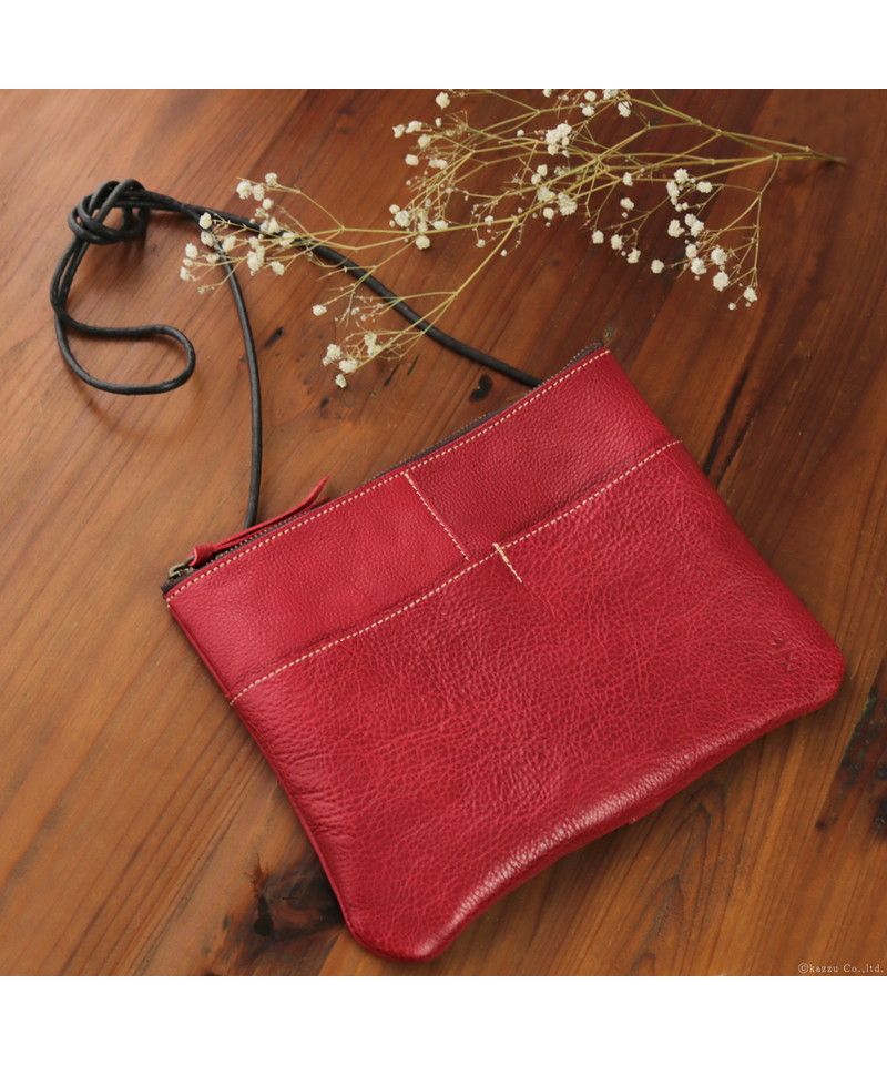 ZARIO-GRANDEE Shoulder Bag Sacoche Bag Genuine Leather Stylish Antique Style Crossbody Brand Men's Women's Lightweight Simple Casual Plain Shrink Leather
