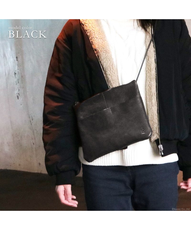 ZARIO-GRANDEE Shoulder Bag Sacoche Bag Genuine Leather Stylish Antique Style Crossbody Brand Men's Women's Lightweight Simple Casual Plain Shrink Leather