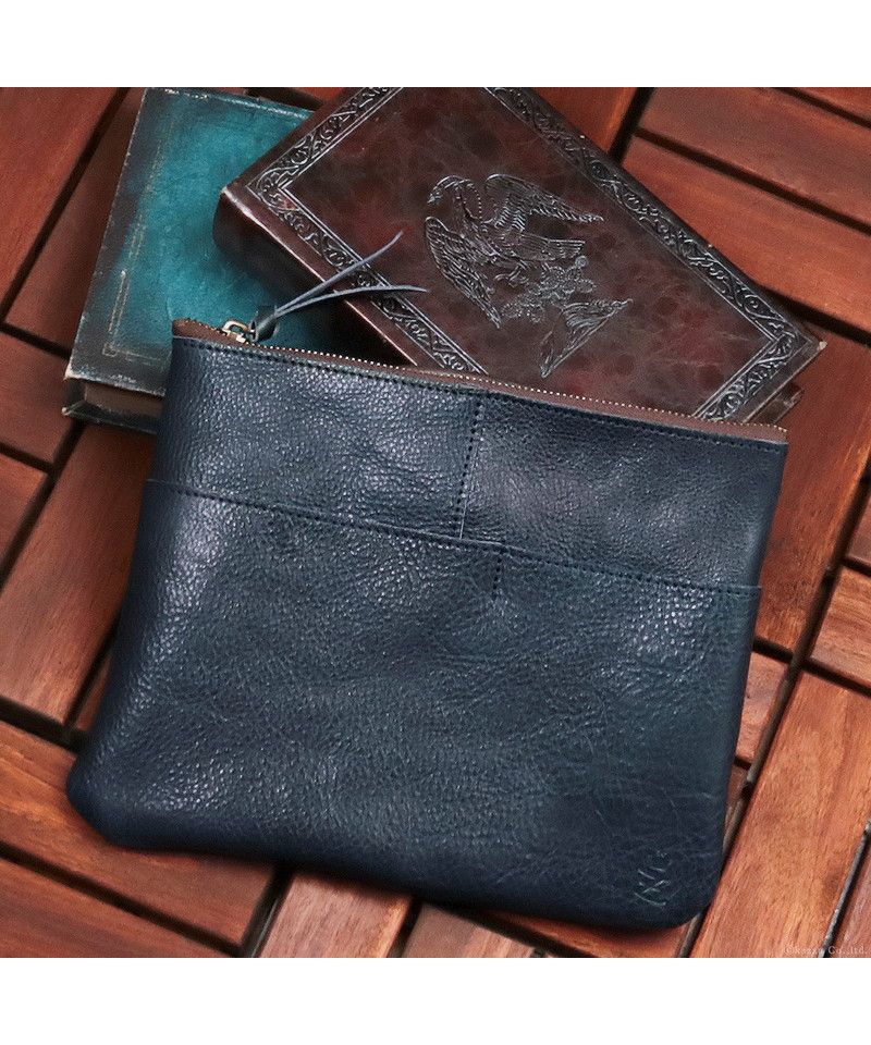 ZARIO-GRANDEE Shoulder Bag Sacoche Bag Genuine Leather Stylish Antique Style Crossbody Brand Men's Women's Lightweight Simple Casual Plain Shrink Leather