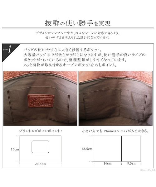 ZARIO-GRANDEE Tote Bag for Women A4 Shoulder Carry Genuine Leather Cowhide Large Capacity ZARIO-GRANDEE