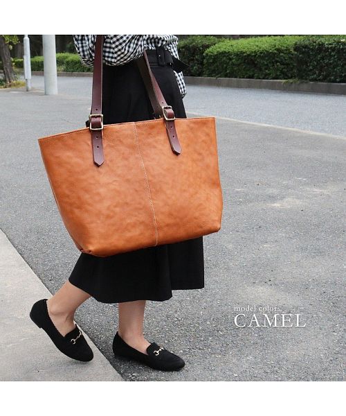 ZARIO-GRANDEE Tote Bag for Women A4 Shoulder Carry Genuine Leather Cowhide Large Capacity ZARIO-GRANDEE