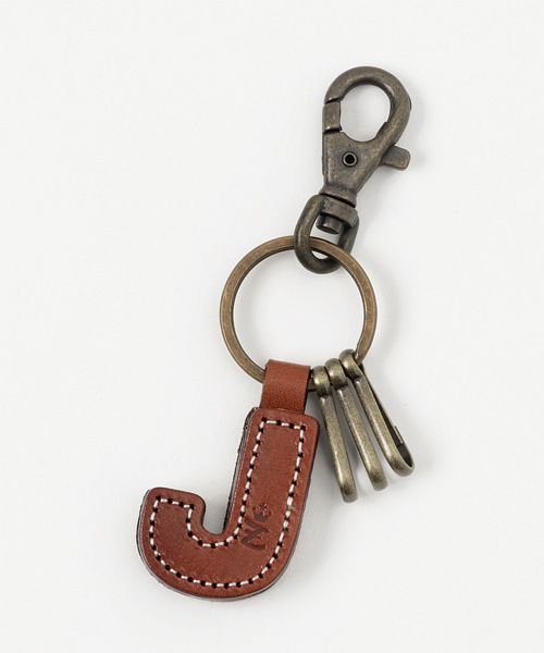 ZARIO-GRANDEE Key Holder Key Ring Initial Genuine Leather Tochigi Leather Made in Japan ZARIO-GRANDEE