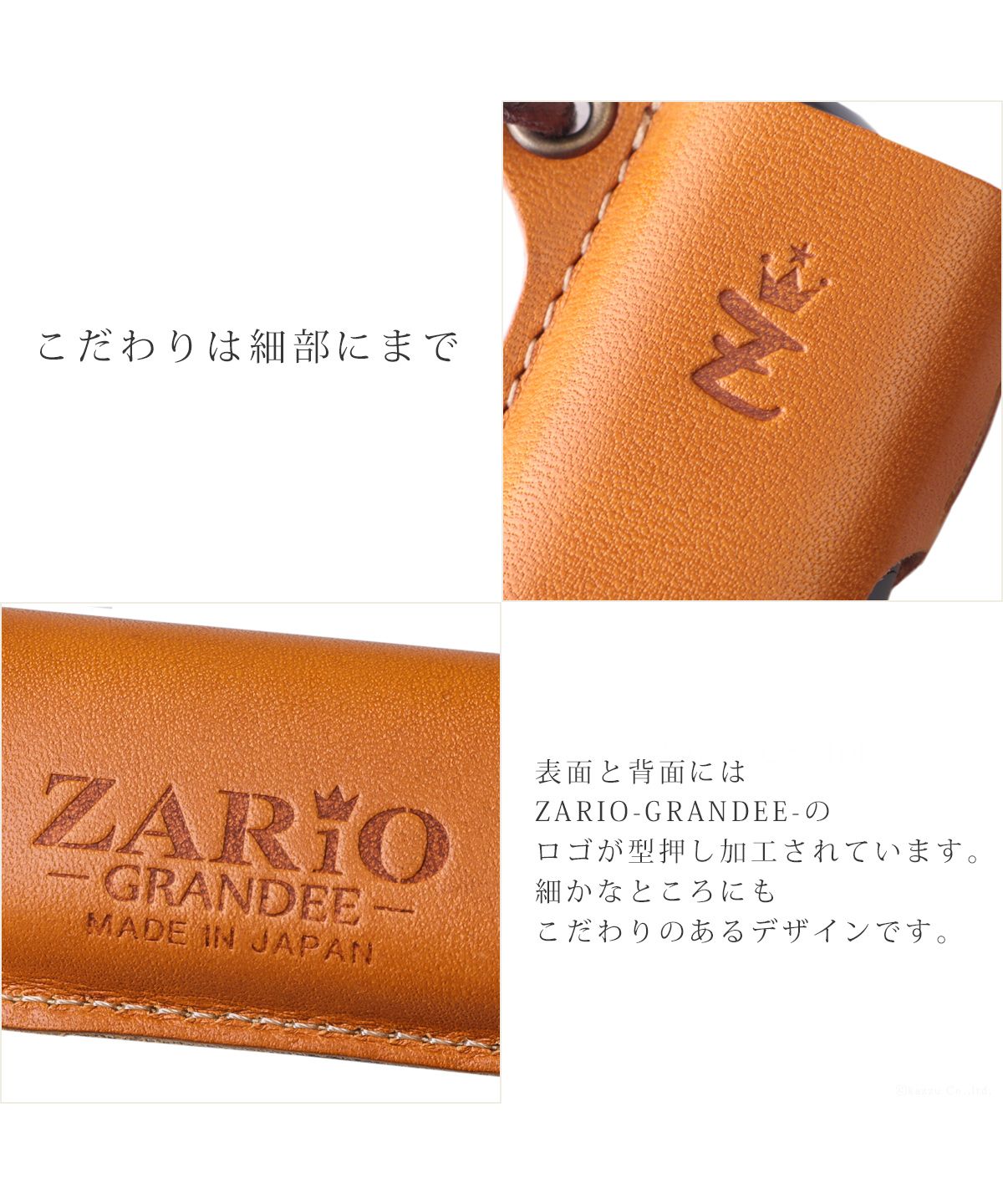 ザリオグランデ ZARIO-GRANDEE- アイコスケース IQOSケース ILUMA ONE専用 ハトメ ストラップ付き栃木レザー 本革 日本製 コンパクト 首掛け ブランド ZAGー0046