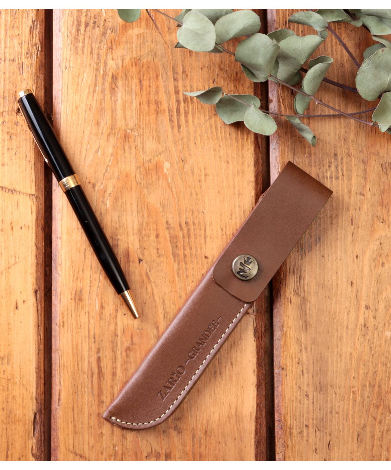 ZARIO-GRANDEE Pen Case for Women Genuine Leather Made in Japan ploomtech Tochigi Leather ZARIO-GRANDEE