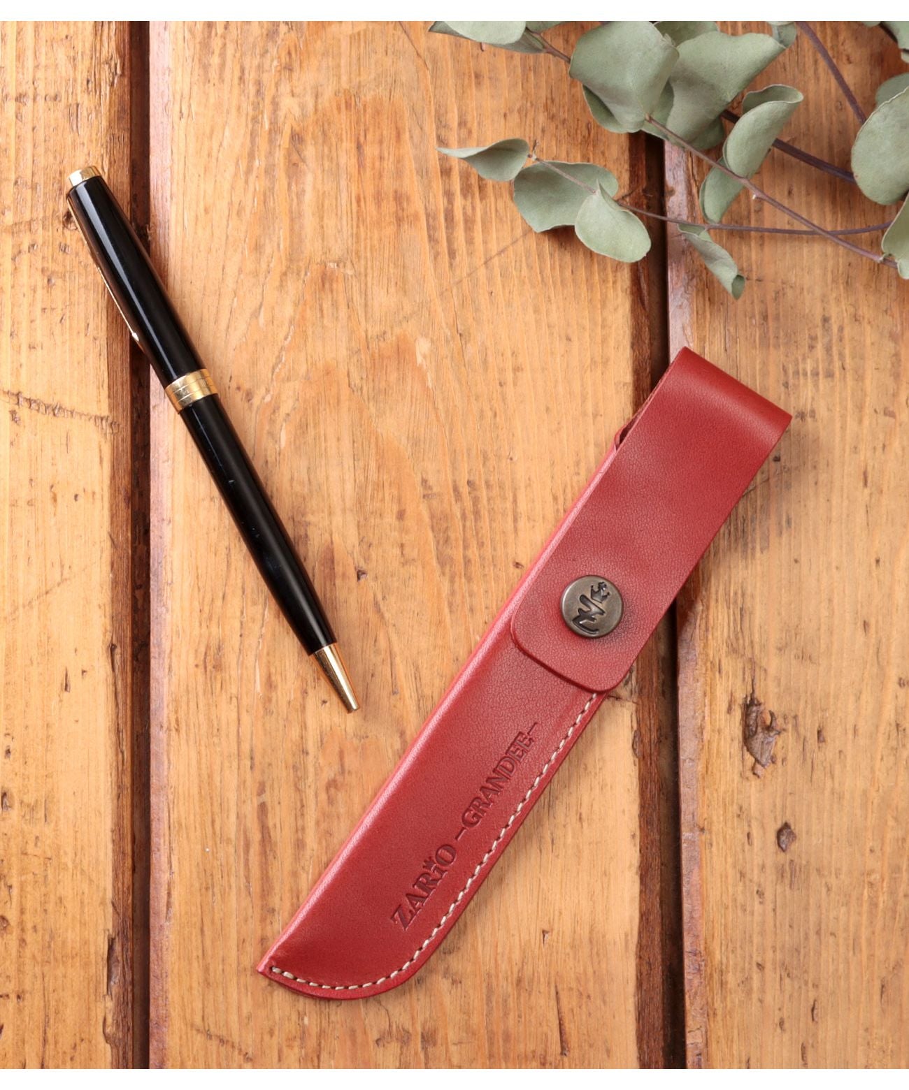 ZARIO-GRANDEE Pen Case for Women Genuine Leather Made in Japan ploomtech Tochigi Leather ZARIO-GRANDEE