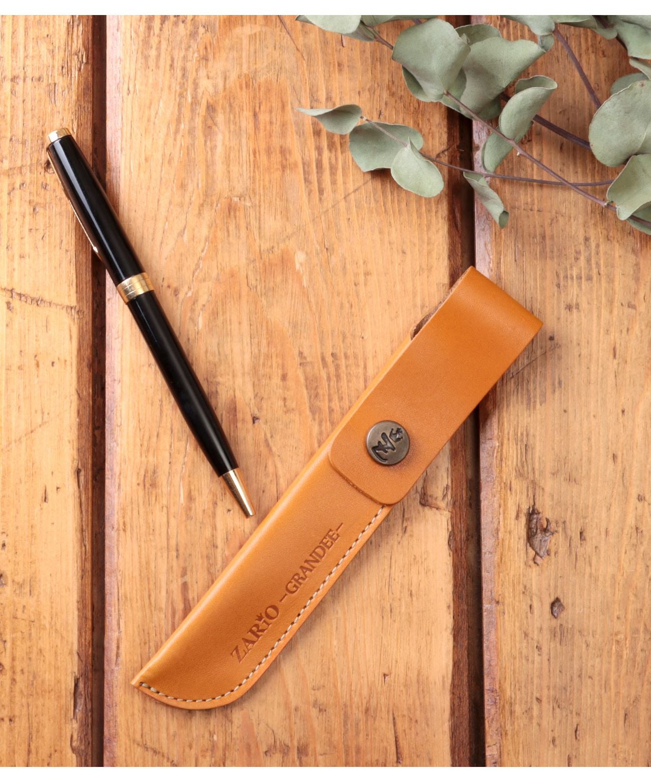ZARIO-GRANDEE Pen Case for Women Genuine Leather Made in Japan ploomtech Tochigi Leather ZARIO-GRANDEE