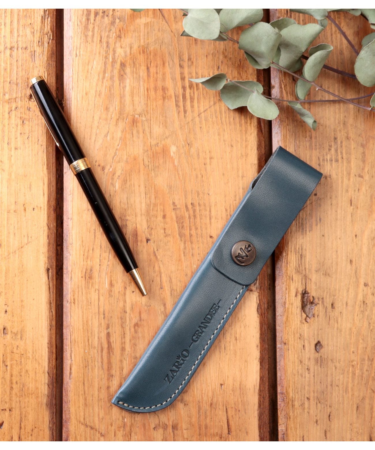 ZARIO-GRANDEE Pen Case for Women Genuine Leather Made in Japan ploomtech Tochigi Leather ZARIO-GRANDEE